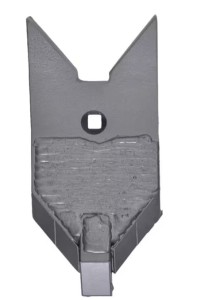 Redliczka 280x125x20 mm wzmocniona wygięta, 1-otw. pasująca do Lemken