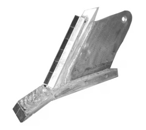 Redliczka 300x40x16 mm prawa, wzmocniona płaska pasująca do Duro, Kramp