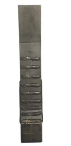 Redliczka 70 mm wzmocniona płaska, 2-otw. pasująca do Bednar, Kramp