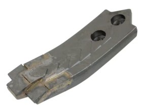 Redliczka 256x80 mm wzmocniona wygięta, 2-otw. pasująca do Agrisem, Kramp