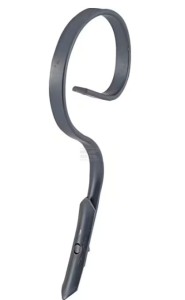 Ząb sprężynowy, 32x10x530 mm prosty z redliczką