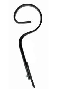 Ząb sprężynowy, 45x12x675 mm prosty z redliczką