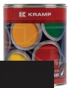 Kramp Lakier pasujący do maszyn Zetor, czarny od 2002 1 L