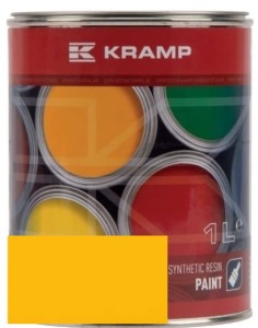Lakier pasujący do maszyn Ammann Yanmar, żółty 1 L