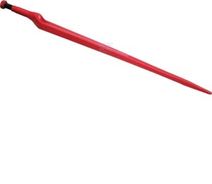 Ząb ładowacza, wygięty: 70 mm profil podwójne T 36x895 mm końcówka szpiczasta z nakrętką M22x1.5 czerwony gopart