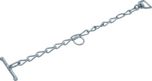 Łańcuch do obroży dla cieląt z krętlikiem, 60 cm x 5 mm, Kerbl