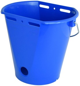 Wiadro do pojenia cieląt, Food Safe", ze skalą, 8 l, niebieskie, Kerbl"