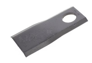 Nożyk kosiarki rotacyjnej lewy 107x45x4 mm otwór Ø 21 mm okrągły pasuje do Gyrland 25 szt.