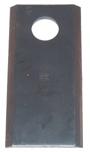 Nożyk kosiarki rotacyjnej lewy/prawy 107x50x4 mm otwór Ø 19 mm okrągły pasuje do Vicon/PZ 25 szt.