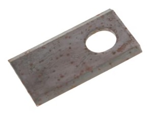 Nożyk kosiarki rotacyjnej lewy/prawy 93x50x4 mm owalny otwór 24.0x20.0 mm pasuje do Kongskilde JF/Stoll