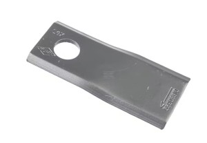 Nożyk kosiarki rotacyjnej prawy 107x45x4 mm otwór Ø 18.25 mm okrągły pasuje do Kuhn 25 szt.