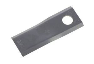 Nożyk kosiarki rotacyjnej prawy 122x45x4 mm otwór Ø 18.25 mm okrągły pasuje do Kuhn 25 szt.