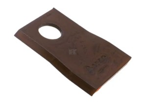 Nożyk kosiarki rotacyjnej prawy 83x49x5 mm otwór Ø 18.50 mm okrągły pasuje do Lely