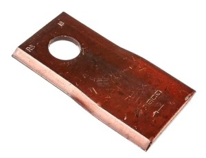 Nożyk kosiarki rotacyjnej prawy 100x47x4 mm otwór Ø 18.50 mm okrągły pasuje do Lely