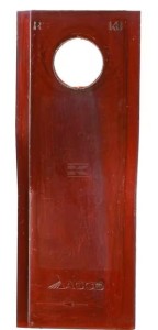 Nożyk kosiarki rotacyjnej prawy 120x48x4 mm otwór Ø 18.50 mm okrągły pasuje do Lely