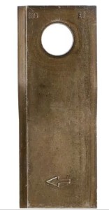 Nożyk kosiarki rotacyjnej prawy 120x48x4 mm otwór Ø 18.50 mm okrągły pasuje do Vicon/Gehl/Lely/New Holland/Pöttinger 25 szt.