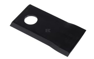 Nożyk kosiarki rotacyjnej prawy 98x48x4 mm otwór Ø 19 mm okrągły pasuje do Fella