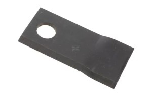 Nożyk kosiarki rotacyjnej prawy 106x48x4 mm otwór Ø 19 mm okrągły pasuje do Fella