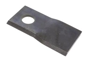 Nożyk kosiarki rotacyjnej prawy 106x49x4 mm otwór Ø 19 mm okrągły pasuje do Kongskilde JF/Stoll