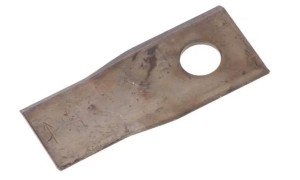 Nożyk kosiarki rotacyjnej prawy 110x48x4 mm otwór Ø 19 mm okrągły pasuje do Kongskilde JF/Stoll