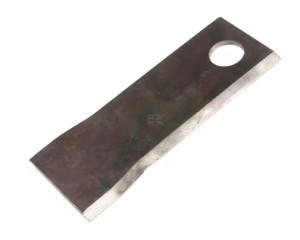 Nożyk kosiarki rotacyjnej lewy 141x50x4 mm otwór Ø 19 mm okrągły pasuje do Vicon