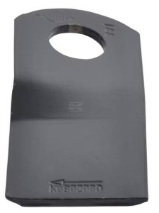 Nożyk kosiarki rotacyjnej prawy 105x47x4 mm otwór Ø 20.50 mm okrągły pasuje do Kuhn 25 szt.