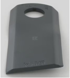 Nożyk kosiarki rotacyjnej prawy 116x48x4 mm otwór Ø 20.50 mm okrągły pasuje do Kuhn 25 szt.