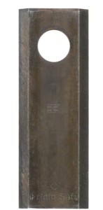 Nożyk kosiarki rotacyjnej, prawy 116x47x4 mm, otwór Ø 20.5 mm