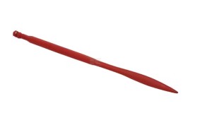 Ząb ładowacza, prosty, profil kwadratowy 36x900 mm końcówka płaska z nakrętką M22x1.5 czerwony SHW