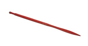 Ząb ładowacza, prosty, profil kwadratowy 36x1100 mm końcówka płaska z nakrętką M22x1.5 czerwony SHW