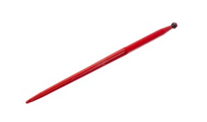 Ząb ładowacza, prosty, profil podwójne T 36x1100 mm końcówka szpiczasta z nakrętką M20x1.5 czerwony gopart