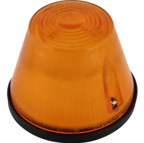 Lampa obrysowa okrągła, 12/24V pomarańczowa, przykręcana Waś