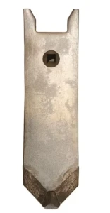 Dziób redlicy 275x80x15 mm wzmocniony wygięty, 1-otw. pasujący do Horsch, Kramp
