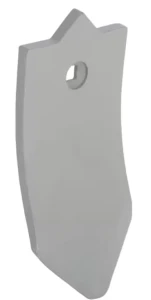 Dziób zęba, 250x120 mm wzmocniony wygięty, 1-otw. pasujący do Unia, Kramp
