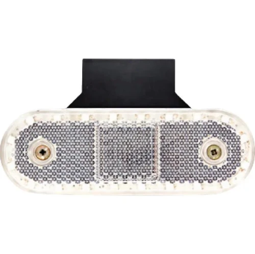 Lampa obrysowa LED, prostokątna, 12/24V z przewodem i uchwytem Kramp
