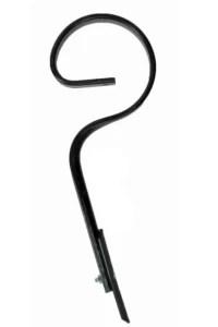 Ząb sprężynowy, 45x12x675 mm prosty z redliczką
