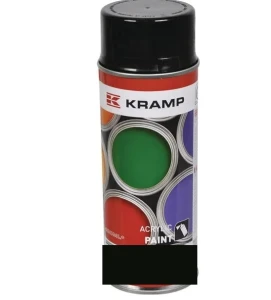Kramp Lakier do maszyn RAL, czarny mat 400 ml