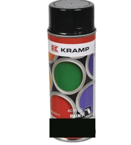 Kramp Lakier do maszyn RAL, czarny mat 400 ml