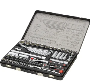 Kramp Zestaw kluczy nasadowych 1/4” + 1/2" 82 ele.