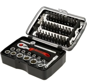 Kramp Zestaw kluczy nasadowych Mini 1/4” 45 ele.
