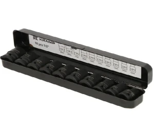 Kramp Zestaw kluczy nasadowych udarowych 1/2” 10 ele.