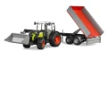 Ciągnik Claas Nectic 267 z ładowaczem i przyczepą
