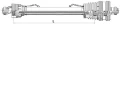 Wał przegubowy szerokokątny PTO 50 L=860 mm gopart