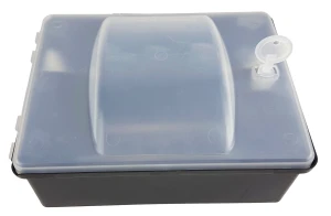 Stacja deratyzacyjna RoBait CURVE myszy i szczury,18 x 10 x 22,5 cm, transparentna pokrywa