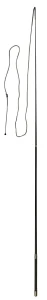 Bat do lonżowania, z teleskopem, czarny, 200 cm, Covalliero