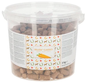 Smakołyki dla konia Delizia Classic, marchewka, 3 kg, Kerbl