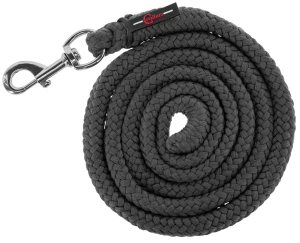 Uwiąz dla konia ClassicSoft, zwykły karabińczyk, szary, 200 cm, Covalliero