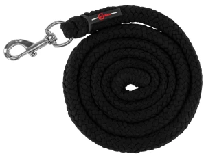 Uwiąz dla konia ClassicSoft, zwykły karabińczyk, czarny, 200 cm, Covalliero