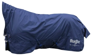 Derka przeciwdeszczowa dla konia RugBe HighNeck, granatowy, 145 cm, Covalliero