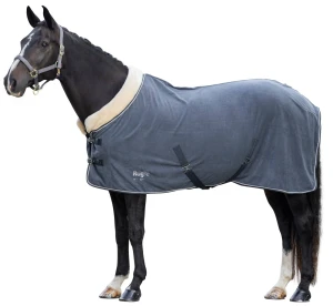 Derka polarowa dla konia RugBe Royal, grafitowy, roz. 155 cm, Covalliero